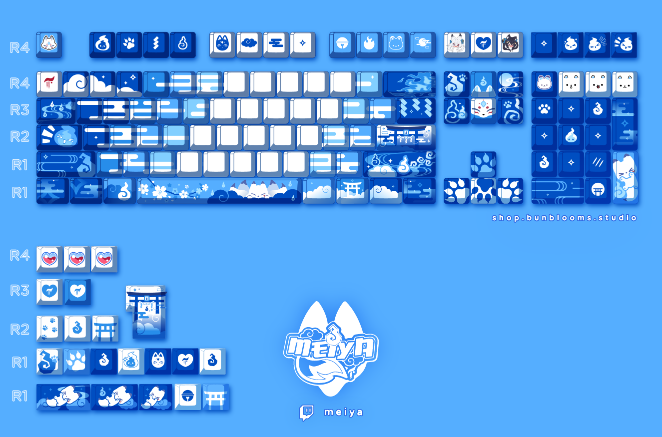 Exclusive PBT Keycap Set: Will of the Wisp