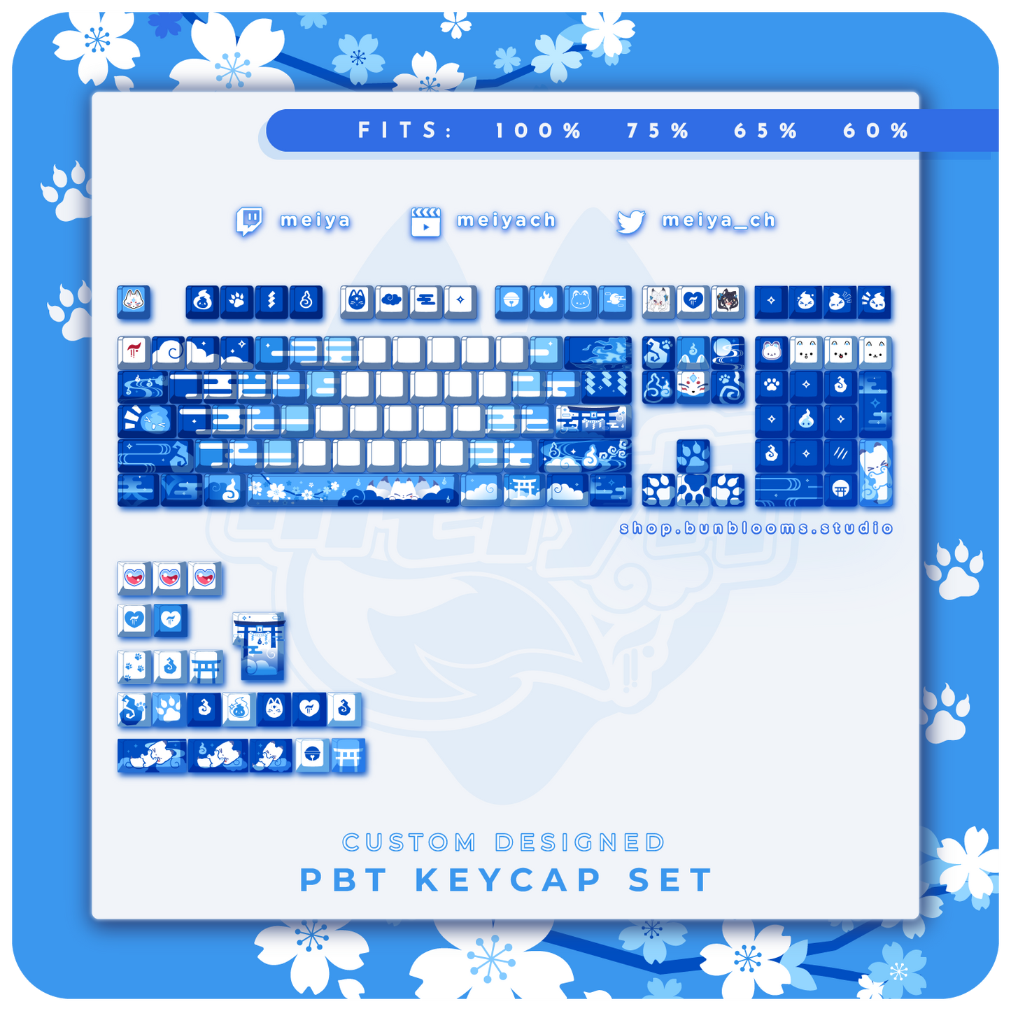 Exclusive PBT Keycap Set: Will of the Wisp