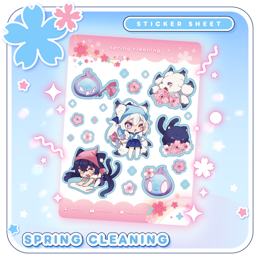 Sticker Sheet: Spring Cleaning