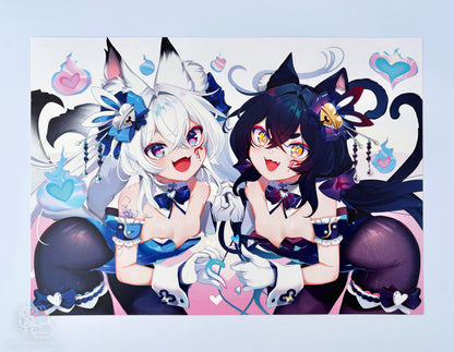 A4 Print: Mei Day Bunnies